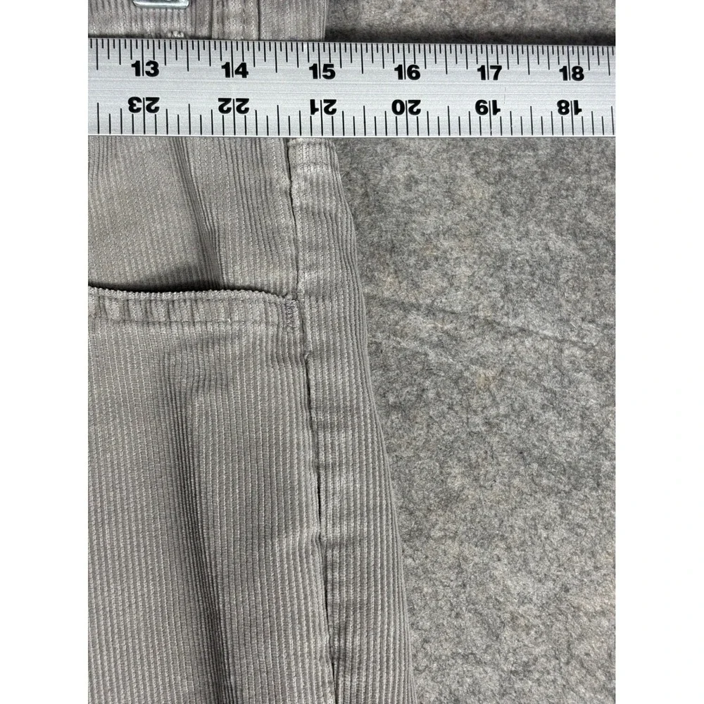 Vintage Levis 519 Corduroy Pants Mens 30x28 Grey Slim Straight Leg SF 207